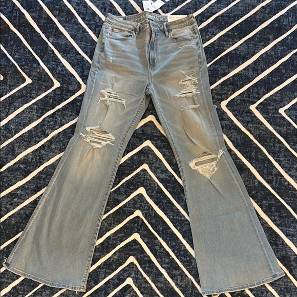 American Eagle Outfitters Denim - American Eagle Outfitters Blue Flare Jeans with Vintage Appeal